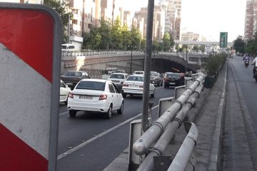 حجم ترافیک صبحگاهی در معابر اصلی شهر تهران